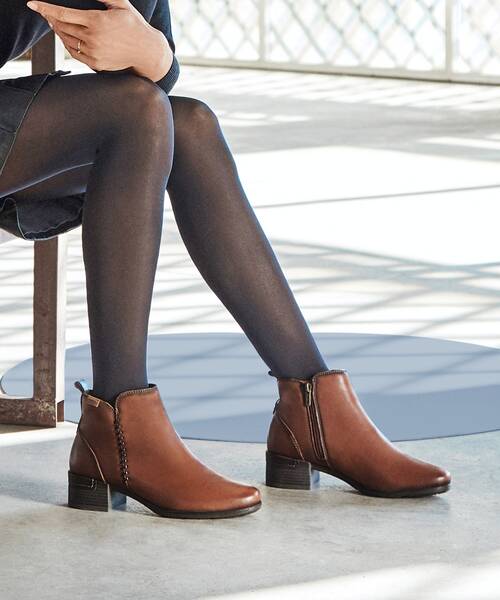 Heeled Booties | MALAGA W6W-8950 | CUERO | Pikolinos