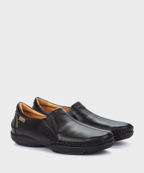 Slip on and Loafers | SAN TELMO M1D-6032 | BLACK | Pikolinos