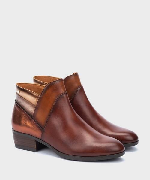 Heeled Booties | DAROCA W1U-8732C3 | COGNAC | Pikolinos