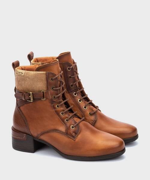 Heeled Booties | MALAGA W6W-8953C1 | BRANDY | Pikolinos