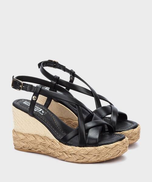 Wedges | RONDA W7W-1759 | BLACK | Pikolinos