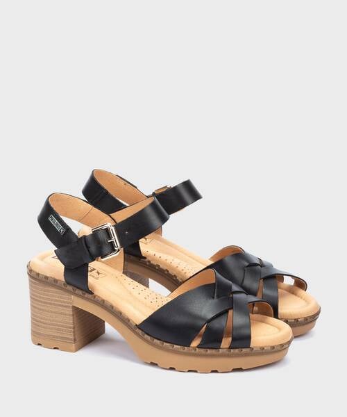 Sandals and Mules | CANARIAS W8W-1778ST | BLACK | Pikolinos