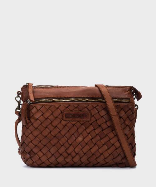 Women's crossbody bags | FAURA WHA-181 | COGNAC | Pikolinos