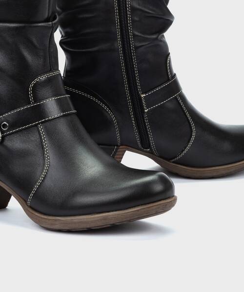 Heeled Booties | ROTTERDAM 902-8617 | BLACK | Pikolinos