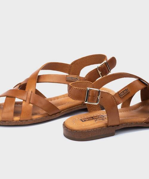 Flat Sandals | ALGAR W0X-0556ST | BRANDY | Pikolinos