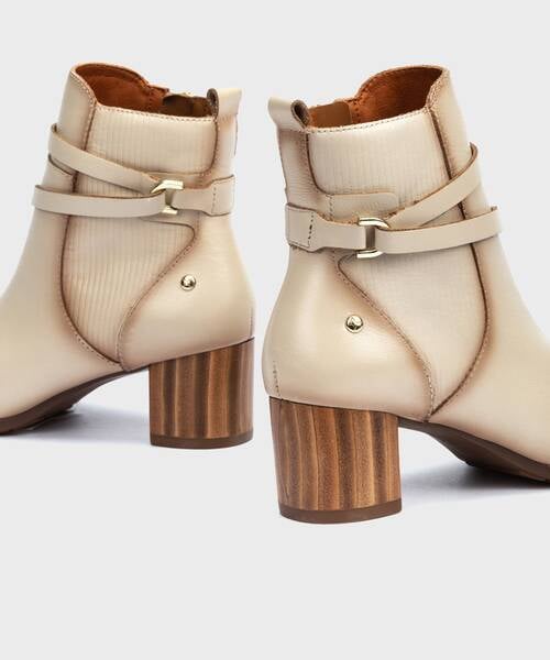 Heeled Booties | CALAFAT W1Z-8841 | MARFIL | Pikolinos