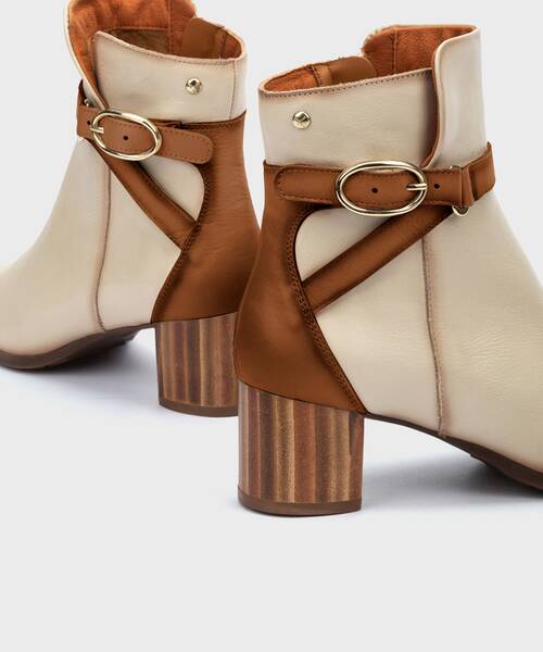 Heeled Booties | CALAFAT W1Z-8977C1 | MARFIL | Pikolinos