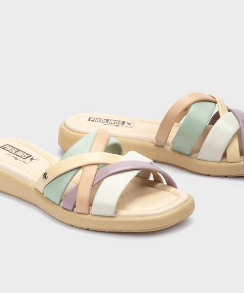 Sandalias Planas | CALELLA W5E-0517C1 | NATA-CREAM | Pikolinos