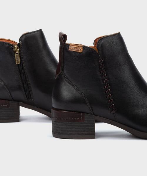 Heeled Booties | MALAGA W6W-8950 | BLACK | Pikolinos