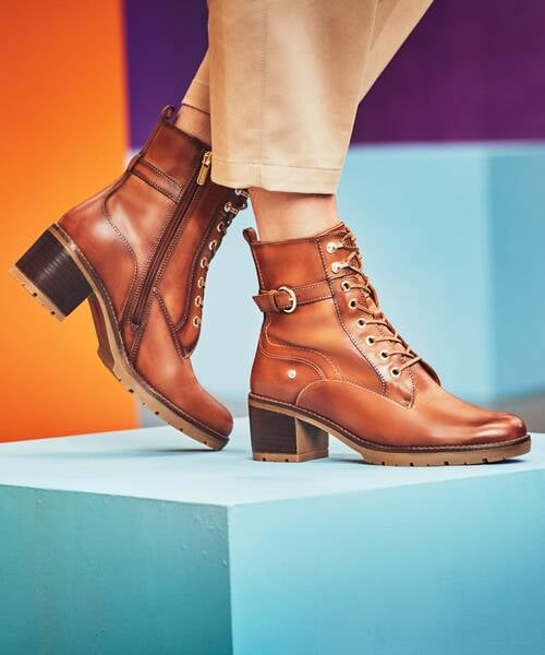 Heeled Booties | LLANES W7H-8510 | BRANDY | Pikolinos